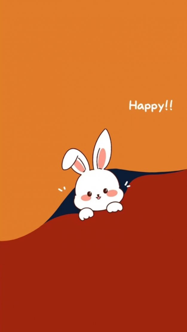 2023高清鲜艳色彩兔子壁纸