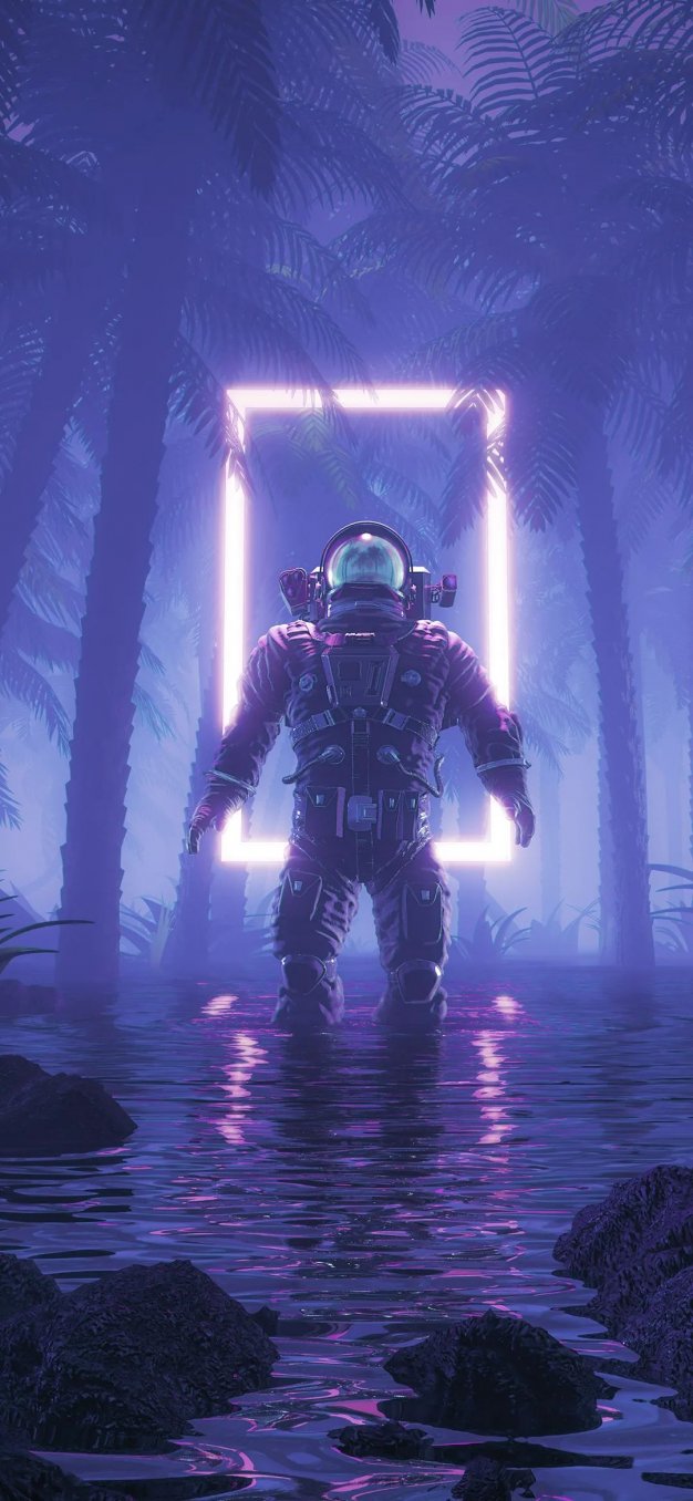 浪漫领航宇航员壁纸